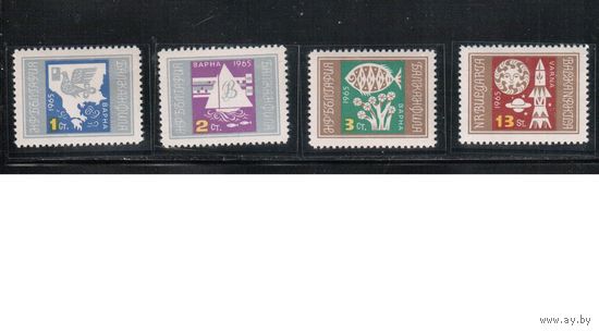 Болгария-1965, (Мих.1550-1553),    ** , Филвыставка, (полная серия)