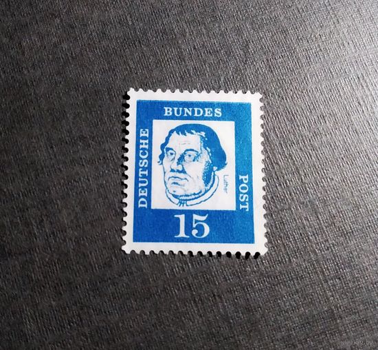 Марка Германия 1961 год Стандартный выпуск