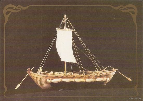 Запорожский челн "Чайка". Из истории мореплавания, 1988