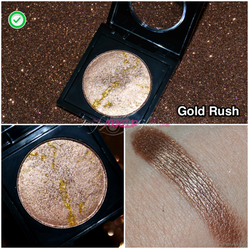 ТЕНИ для век Fashionista Double Take Baked Eyeshadow оттенок Gold Rush 4