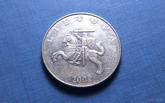 1 лит 2008. Литва.