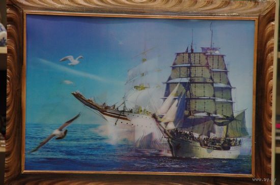 Картина  голографическая    ( 41 см х 56 см )