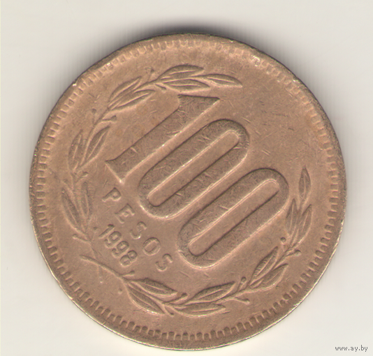 100 песо 1998 г.
