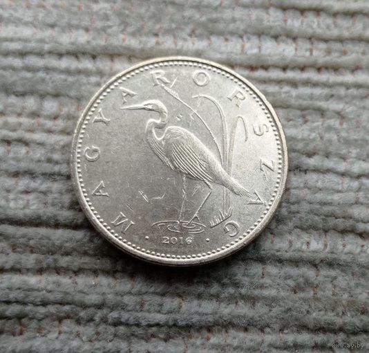 Werty71 Венгрия 5 форинтов 2016 большая белая цапля