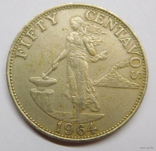 Филиппины 50 сентаво 1964
