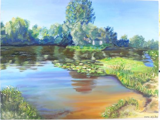 Картина Заводь Масло