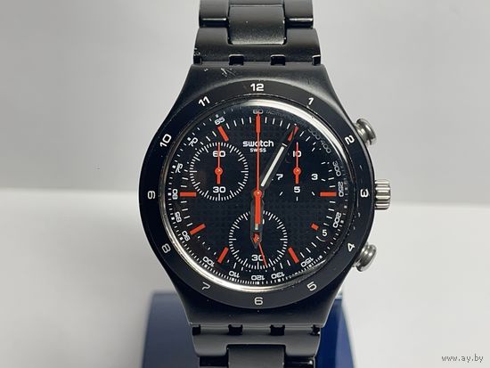 Часы  Swatch Irony хронограф.Старт с рубля.