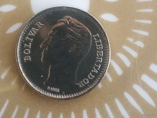 Венесуэла  50 сентимо  1990 год.