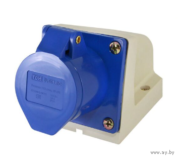 Розетка 123 стационарная 2Р+РЕ 32А 220В IP44 TDM SQ0602-0004