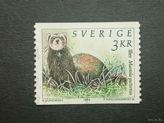 Швеция 1993. Дикие животные