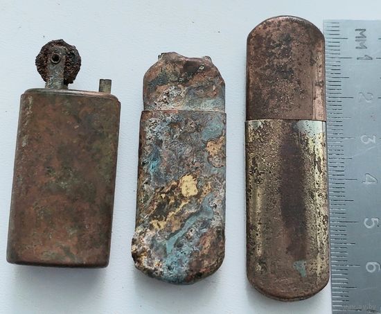 Зажигалки старинные.Германия.ПМВ 3 шт.