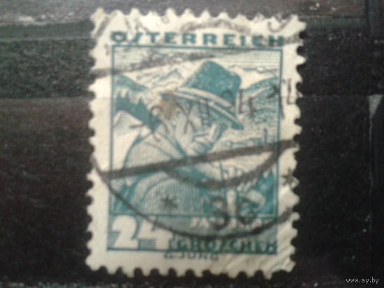 Австрия 1934 Стандарт, народный костюм 24 гроша