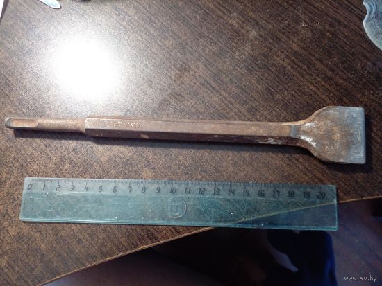 Зубило лопаточное шестигранник 15х40х250мм gepard. НОВОЕ