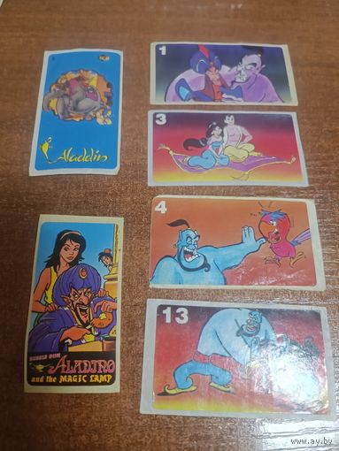 Наклейки Aladdin из 3 коллекций