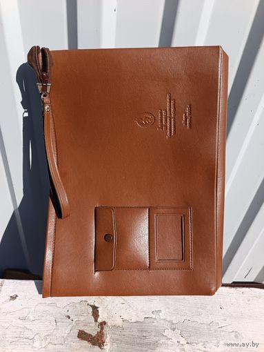 С рубля без мц. папка "Делегату III съезда Белорусского добровольного пожарного общества", СССР, Минск 1985г. 38х28см.