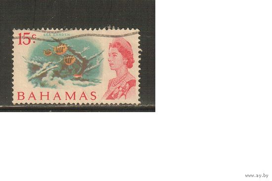 Багамы-1967(Мих.266) , гаш.  , Морская  Фауна, Рыбы(2)