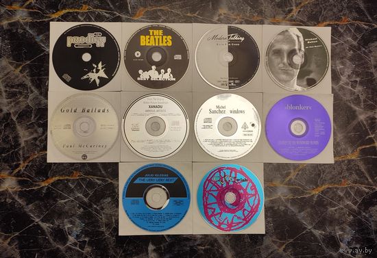 CD аудио диски 10 штук