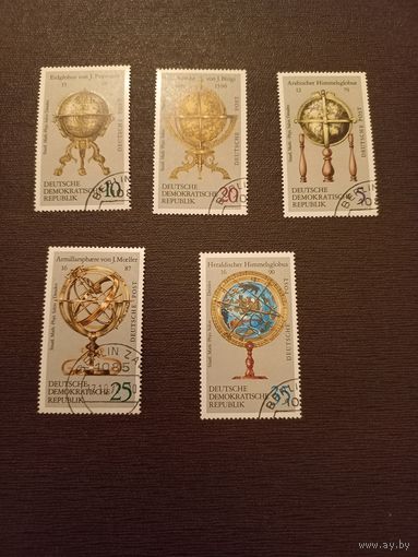 Глобусы. ГДР. 1972