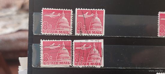 РАСПРОДАЖА. США. Авиапочта. Гаш.
