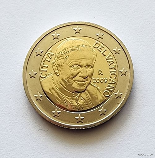 Ватикан 2 евро 2009 регулярная UNC