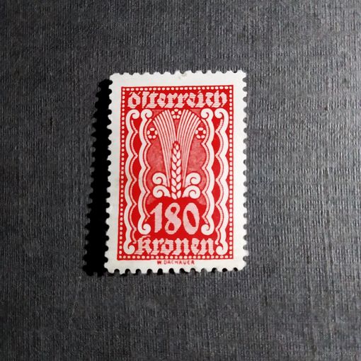 Марка Австрия 1922 год Стандартный выпуск