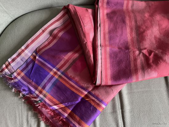 Узбекский Икат ткань винтаж 140х210см винтаж