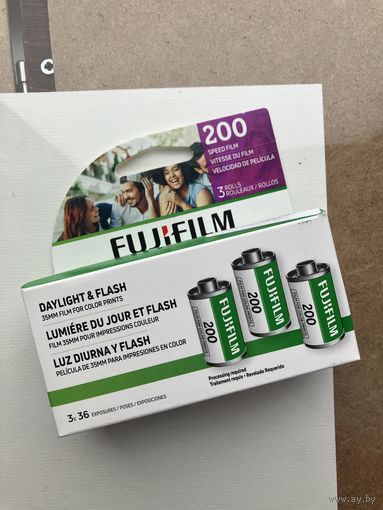 Фотопленка Fujifilm 200/36 - 3 катушки