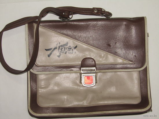 Редкость. "Артек". Школьный портфель. Ранец. Пионерский лагерь. Октябренок. Пионер. Агитация. Оригинал. Ретро СССР.