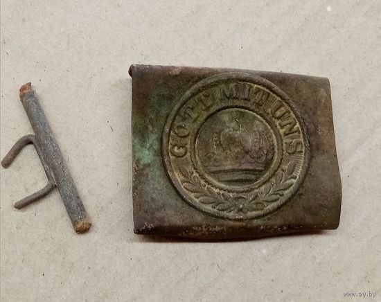 Пряжка немецкая на реставрацию. ПМВ.