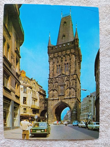 Чехия, прага. Пороховая башня в районе Старе Место