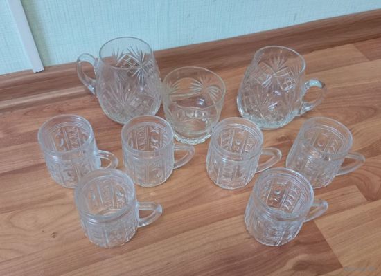 Бокалы с ручкой мини сборный лот клейма