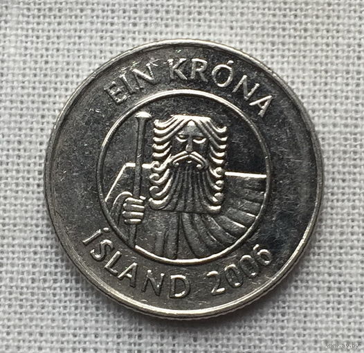 Исландия, 1 крона 2006