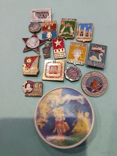 Значки без застёжки