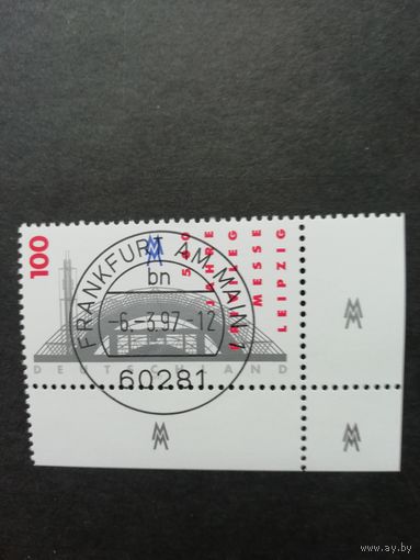 Германия. 1997 Марка "500 лет ярмаркам в Лейпциге" (гашеная с клеем) Mi.1905 каталог 0.90 евро