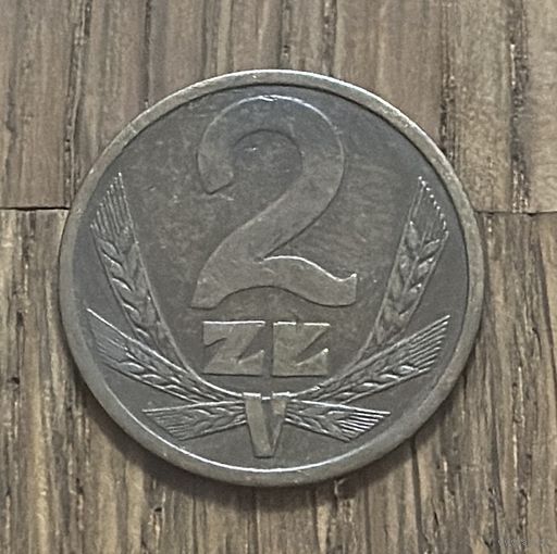 Польша 2 Злотых 1980г.