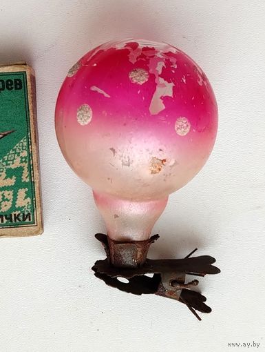 Ёлочная игрушка. На прищепке.