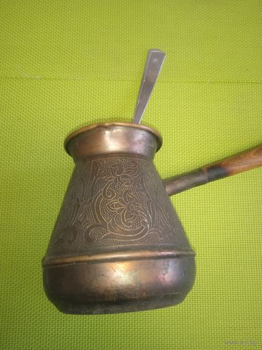 Турка медная. Объем 425 гр.