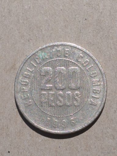 Колумбия. 200 песо 1996