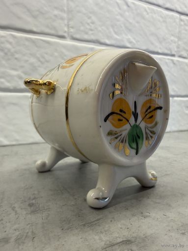 Статуэтка БОЧОНОК. Роспись. г. Сысерть.  СССР.1960/77 года  Распродажа коллекции!!!