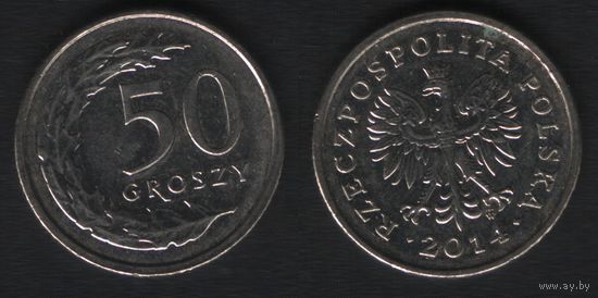 Польша y281 50 грош 2014 год (mw) (_alb2