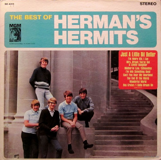 Herman's Hermits – The Best Of Herman's Hermits, LP 1965