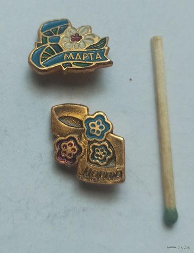 Значок, знак 8 марта