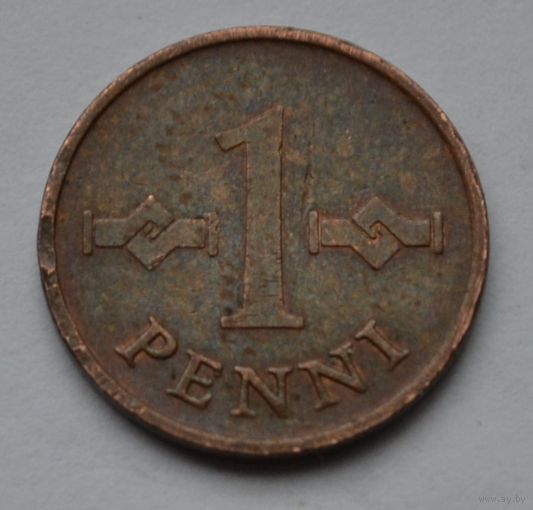 Финляндия, 1 пенни 1966 г.