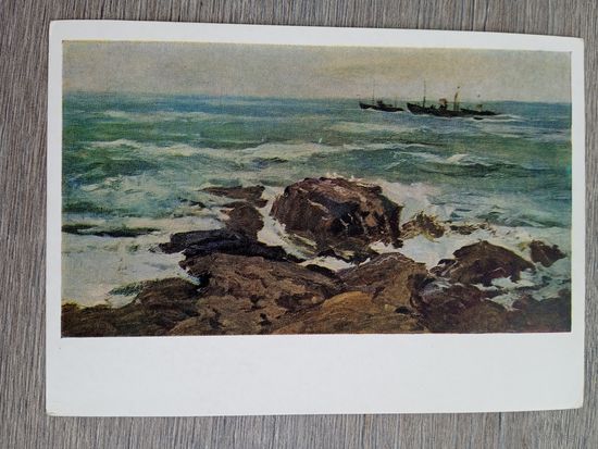 1960. Бурлаков. Море