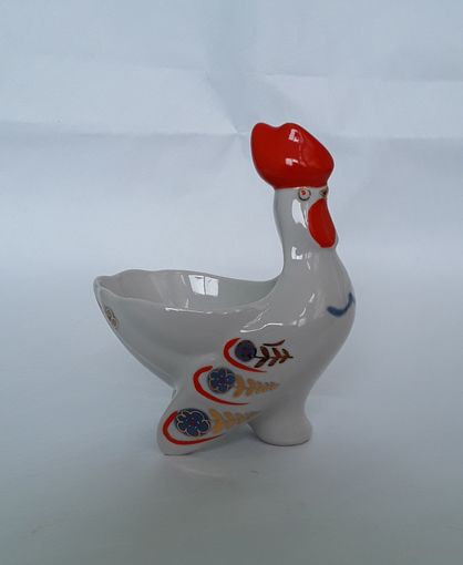 Статуэтка солонка петушок  фарфор