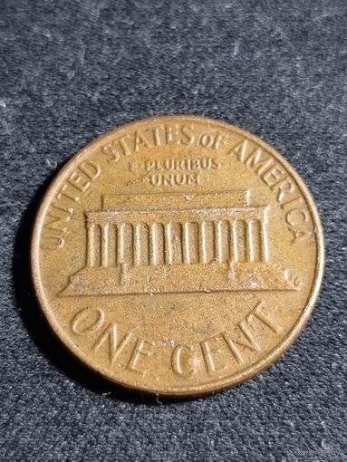 США 1 цент 1977 D