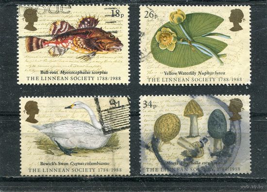 Великобритания. 200 лет Линнеевскому обществу естествознания. Лондон