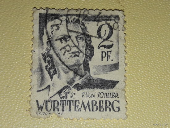 Германия 1947, 1948, 1949 Французская зона оккупации. Вюртемберг