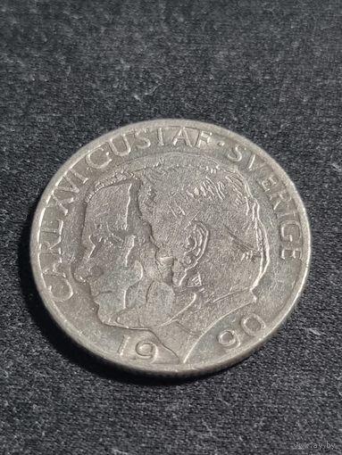 Швеция 1 крона 1990