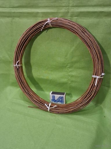 Провод обмоточный с двойной стекловолокнистой изоляцией ПСДКТ прямоугольный шинка 2х3,5 мм (СССР)